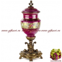 Ваза. Фарфор и бронза. Декор Жозефина. Ручная работа. 45 см