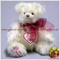 Маленькая Валентина. Мишка Hermann Little Valentine. Лимит 50 шт  Германия. 34 см