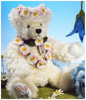 Мишка Hermann Маргаритка Daisy серия Дитя цветов Ограниченный тираж 500 штук, 37 см, Германия