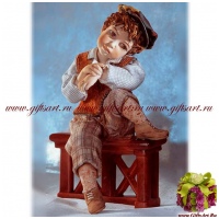 Статуэтка Sibania Мартин 25,5 см коллекционная фарфоровая Италия