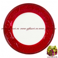 Подарочный набор 4 тарелки 28 см Новогодняя посуда Серия Благоденствие - вид 1 миниатюра