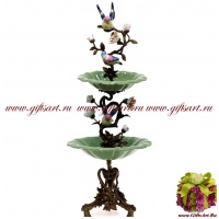 Горка. Фарфор и бронза. Коллекция Мята. Ручная работа. 72 см