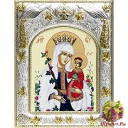 Икона освященная &quot;Неувядаемый цвет Божьей Матери&quot;, 14x18 см