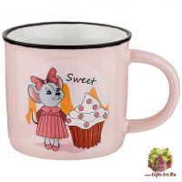 Кружка Sweet, серия Весёлые мышки. 180 мл. Керамика. Подарочная упаковка