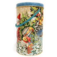 Ёлочная игрушка Дед Мороз стекло 14,5 см в подарочной упаковке Florentino Collection №23 - вид 7 миниатюра