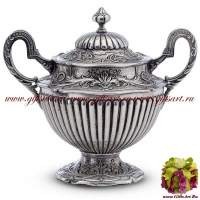 Сахарница. Олово. Серия Ренессанс Высота 13 см. Artina Австрия