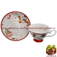 Чайная пара. Серия Время рождества. 250 мл Подарочная упаковка 01774