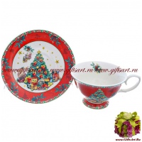 Чайная пара. Серия Время рождества. 250 мл Подарочная упаковка 61774