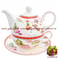 Чайный набор Эгоист 3 предмета. Серия Время рождества. Подарочная упаковка 11774