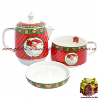Чайный набор Эгоист 3 предмета. Серия Время рождества. Подарочная упаковка 41774