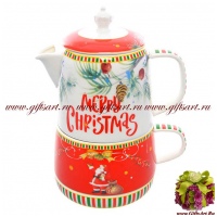 Чайный набор Эгоист 3 предмета. Серия Время рождества. Подарочная упаковка 12774