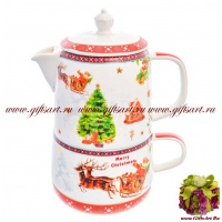 Чайный набор Эгоист 3 предмета. Серия Время рождества. Подарочная упаковка 69974