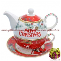 Чайный набор Эгоист 3 предмета. Серия Время рождества. Подарочная упаковка 22774