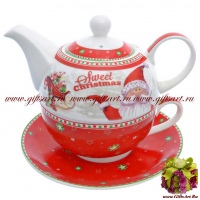 Чайный набор Эгоист 3 предмета. Серия Время рождества. Подарочная упаковка 62774