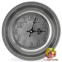 Часы настенные из олова оловянная коллекция Классика. Artina Австрия.