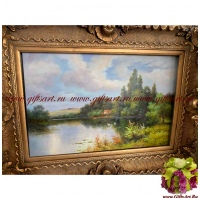 Картина в багете. Холст. Масло. Размер холста 60 x 90 см. 04653-6090 Картина в багете. Холст. Масло. Размер холста 60 x 90 см. 04653-6090