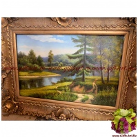 Картина в багете. Холст. Масло. Размер холста 60 x 90 см. 04661-6090 Картина в багете. Холст. Масло. Размер холста 60 x 90 см. 04661-6090