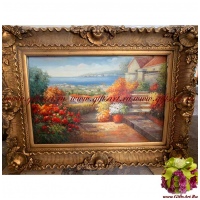 Картина в багете. Холст. Масло. Размер холста 60 x 90 см. 04666-6090