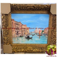 Картина в багете. Холст. Масло. Размер холста 50 x 60 см. 0502-5060