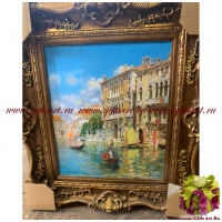 Картина в багете. Холст. Масло. Размер холста 50 x 60 см. 0504-5060