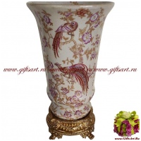 Ваза. Фарфор и бронза. Декор Замок Эггенберг. Ручная работа. Высота 30 см