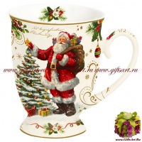 Кружка фарфоровая &quot;Магия Рождества&quot; 250 мл Подарочная упаковка