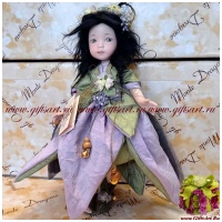 Кукла фарфоровая Montedragone Altea. Высота 25 см. Италия