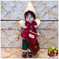 Фарфоровая кукла Montedragone Pinocchio 2009 Пиноккио. Высота 24 см. Италия