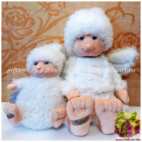 Нежный Ангел. Мягкая игрушка. Высота 29 см. B Bukowski. Швеция - вид 2 миниатюра