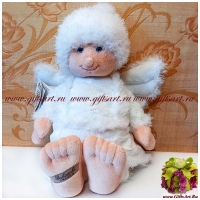 Нежный Ангел. Мягкая игрушка. Высота 49 см. B Bukowski. Швеция