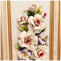 Картина фарфоровая панно Букет цветов 44 x 23 см. 20816536 Италия Arte Casa - вид 2 миниатюра