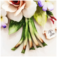 Картина фарфоровая панно Букет цветов 44 x 23 см. 20816536 Италия Arte Casa - вид 3 миниатюра