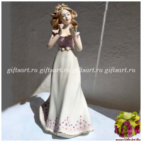 Леди Нежность. Фарфоровая статуэтка. Sabadin. 31 см. Италия