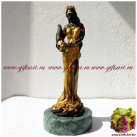 Фортуна. Статуэтка из бронзы. Богиня удачи. Серия Голд. Ручная работа. Высота 20 см