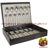 Набор столовых приборов Santril Face на 6 персон, 24 предмета, сталь 18/10, Португалия Подарочная упаковка