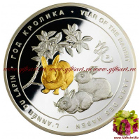 Символ года. Медаль Год Кролика 2023. Подарок к Новому году.