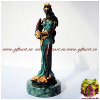 Фортуна. Статуэтка из бронзы. Богиня удачи. Серия Классика. Ручная работа. Высота 20 см