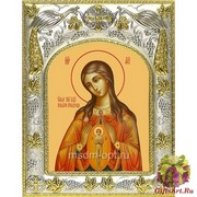 Икона освященная &quot;В родах Помощница,икона Божией Матери&quot;, 14x18 см