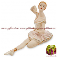 Балерина. Фарфоровая статуэтка. Sabadin. Длина 27 см. Италия