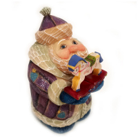 Дед мороз с лошадкой-игрушкой. Лимит 900 шт. Высота 9 см. G.DeBrekht США