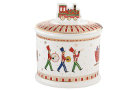 Банка для печенья фарфоровая &quot;Полярный экспресс&quot; Высота 16,5 см Подарочная упаковка Easy Life
