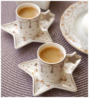 Кофейный набор Christmas Lights на 2 персоны. 80 мл. Фарфор. Подарочная упаковка Easy Life - вид 1 миниатюра