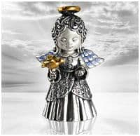 Ангел с голубем мира из серебра. Серебро 925 пробы Россия