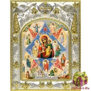 Икона освященная &quot;Неопалимая Купина икона Божией Матери&quot;, 14x18 см
