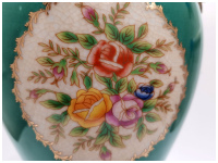 Ваза Лебеди. Фарфор и бронза. Декор Замок Балморал-2. Ручная работа. Высота 43,5 см - вид 3 миниатюра