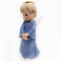 Фигурка декоративная Ангел Знаний. Фарфор. Страза. Золочение Высота 19 см - вид 6 миниатюра