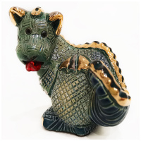 Дракон Символ 2024 года De Rosa Rinconada 1723. Керамическая фигурка. Высота 7 см Уругвай