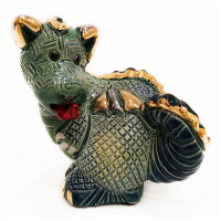 Дракон Символ 2024 года De Rosa Rinconada 1723. Керамическая фигурка. Высота 7 см Уругвай - вид 10 миниатюра