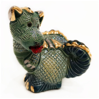 Дракон Символ 2024 года De Rosa Rinconada 1723. Керамическая фигурка. Высота 7 см Уругвай - вид 2 миниатюра