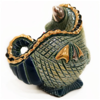 Дракон Символ 2024 года De Rosa Rinconada 1723. Керамическая фигурка. Высота 7 см Уругвай - вид 7 миниатюра